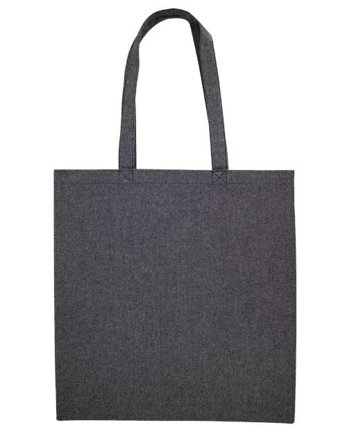 Nicole Recycled Tote - Steel Grey Back