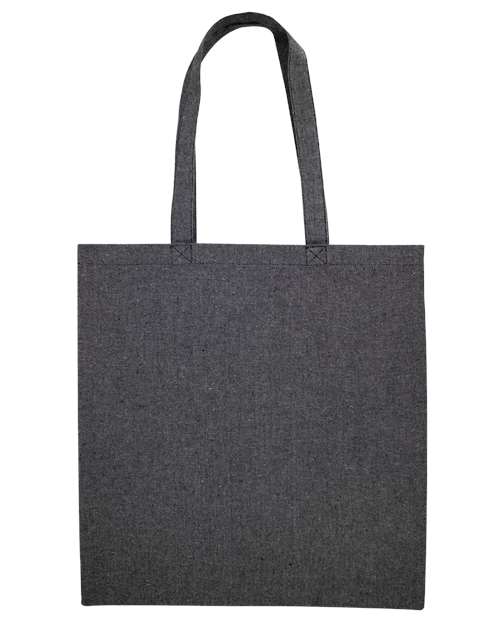 Nicole Recycled Tote - Steel Grey Front