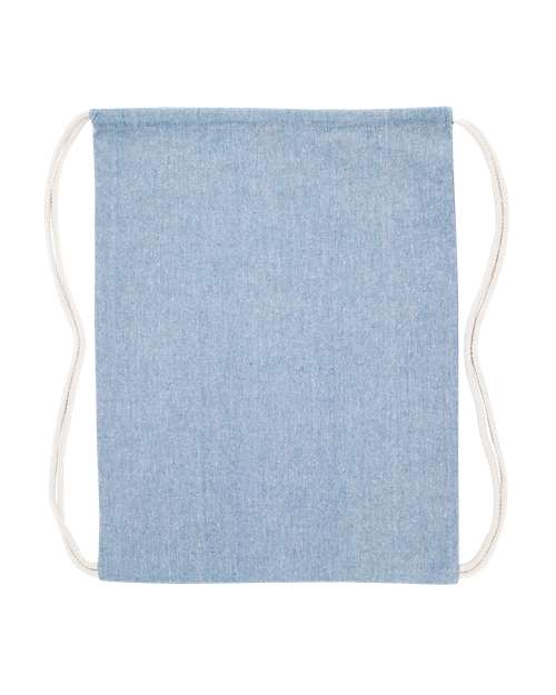 Economical Recycled Sport Pack - Heather Medium Blue Front