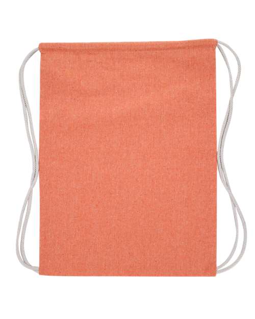 Economical Recycled Sport Pack - Heather Peach Front