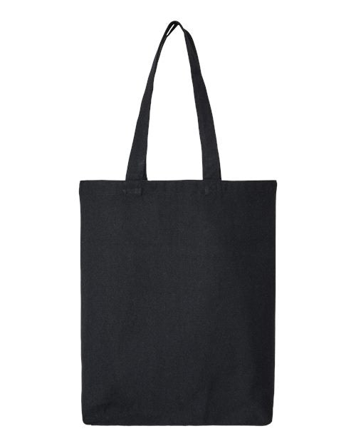 OAD Midweight Recycled Gusseted Tote - Recycled Black Front