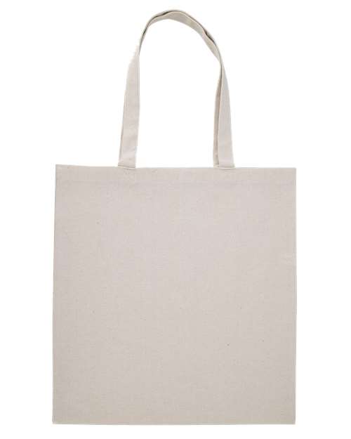 Midweight Recycled Tote Bag - Recycled Natural Back