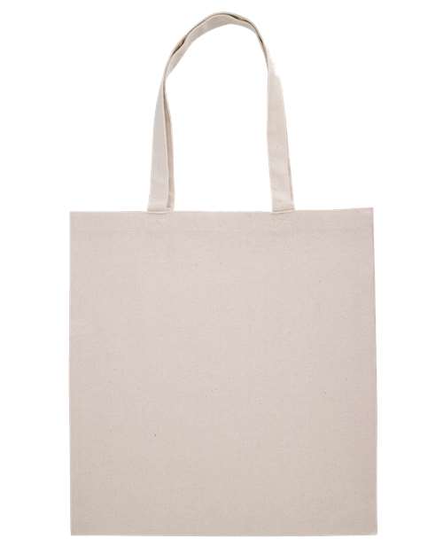 Midweight Recycled Tote Bag - Recycled Natural Front
