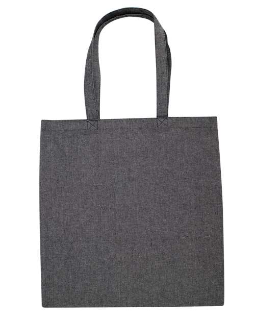 Midweight Recycled Tote Bag - Steel Grey Front
