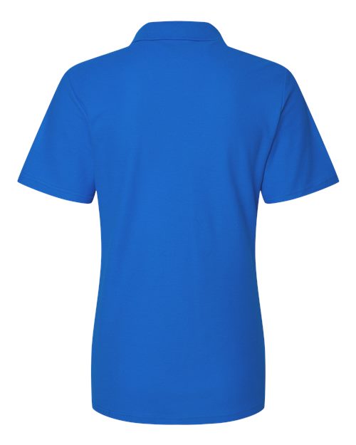 Women's Softstyle® Pique Polo - Royal Back