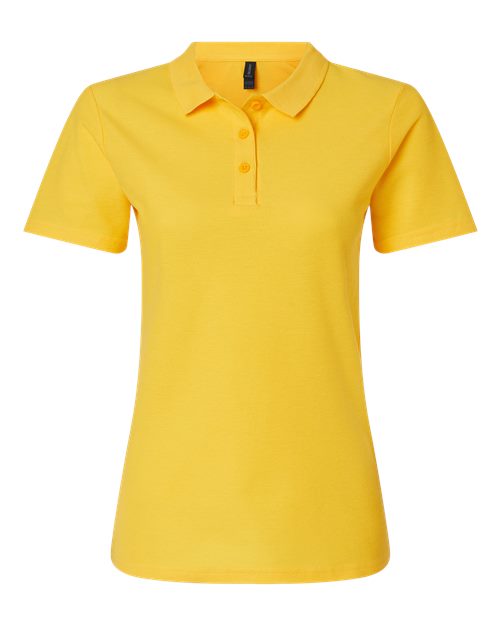 Women's Softstyle® Pique Polo - Daisy Front