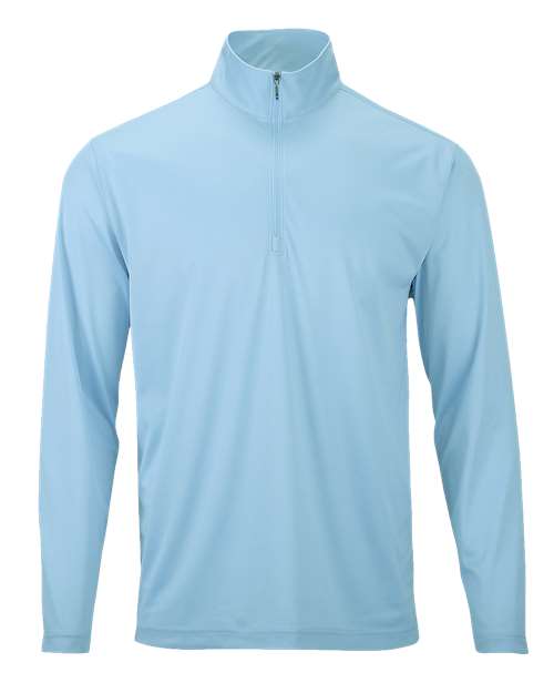 Men's Breckenridge Quarter-Zip Pullover - Blue Mist Front