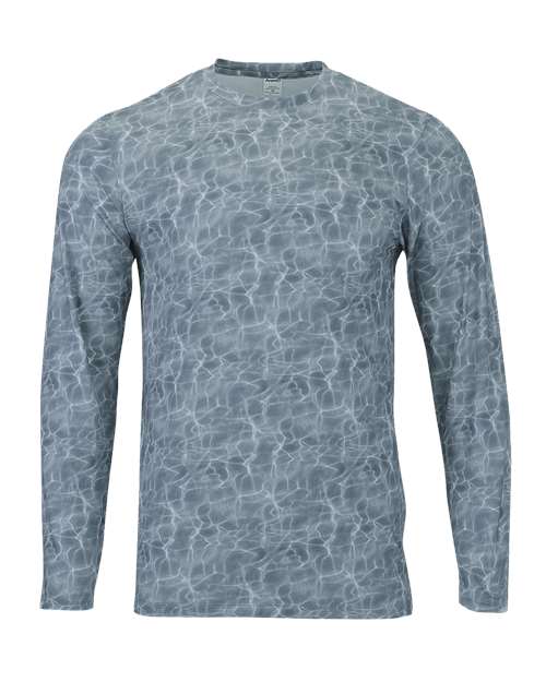 Men's Belize Sublimated Long Sleeve T-Shirt - Dark Water Front