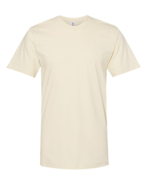 Unisex Fine Jersey Tee - Cream Front