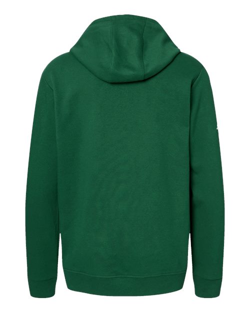 Unisex Fleece Hooded Sweatshirt - Collegiate Green Back