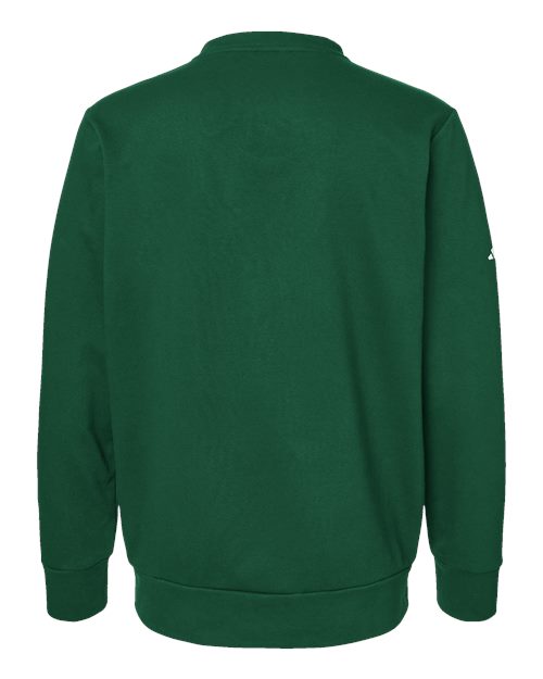 Unisex Fleece Crewneck Sweatshirt - Collegiate Green Back