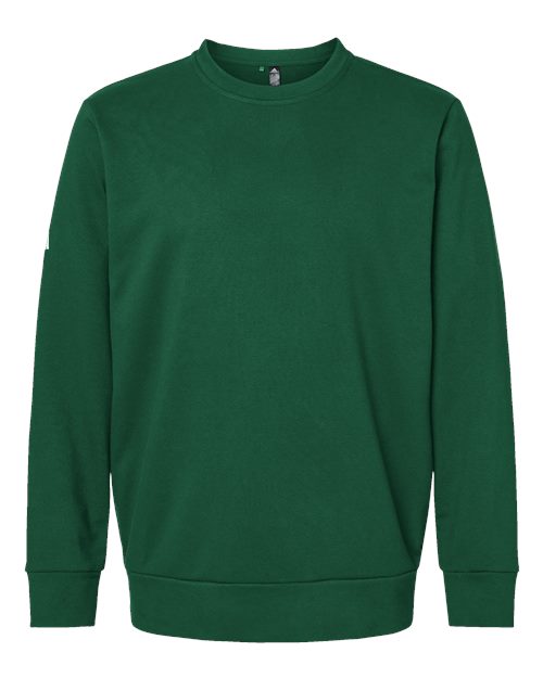 Unisex Fleece Crewneck Sweatshirt - Collegiate Green Front