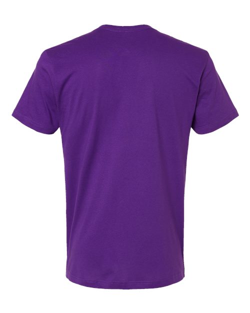 Unisex Fine Jersey Tee - Pro Purple Back
