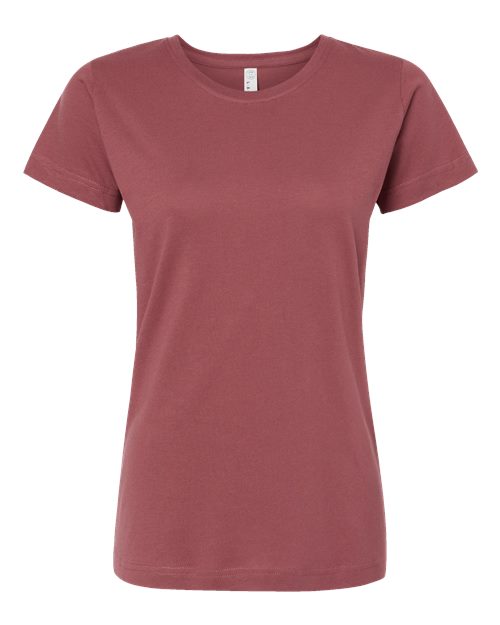 Women's Fine Jersey Tee - Rouge Front