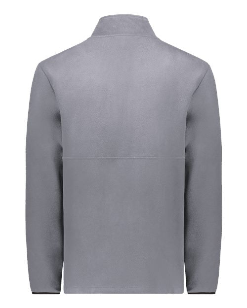 Unisex Eco Revive™ Polar Fleece Quarter-Zip Pullover - Graphite Back