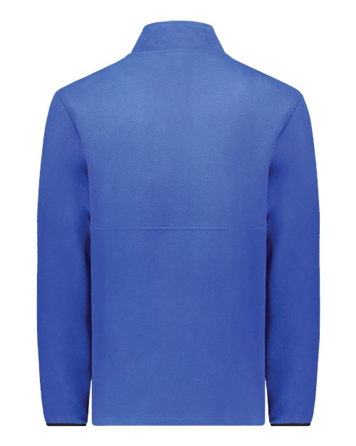 Unisex Eco Revive™ Polar Fleece Quarter-Zip Pullover - Royal Back