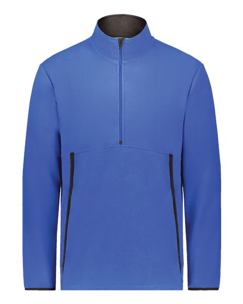 Unisex Eco Revive™ Polar Fleece Quarter-Zip Pullover - Royal Front