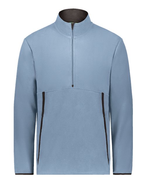 Unisex Eco Revive™ Polar Fleece Quarter-Zip Pullover - Storm Front