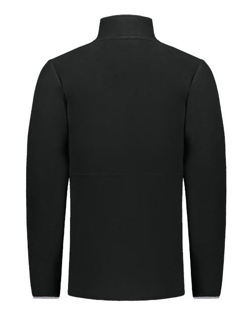 Women's Eco Revive™ Polar Fleece Quarter-Zip Pullover - Black Back