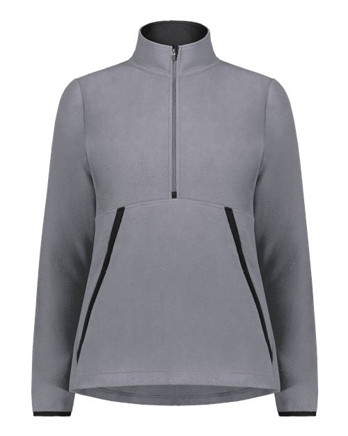 Women's Eco Revive™ Polar Fleece Quarter-Zip Pullover - Graphite Front