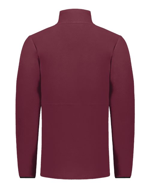 Women's Eco Revive™ Polar Fleece Quarter-Zip Pullover - Maroon Back