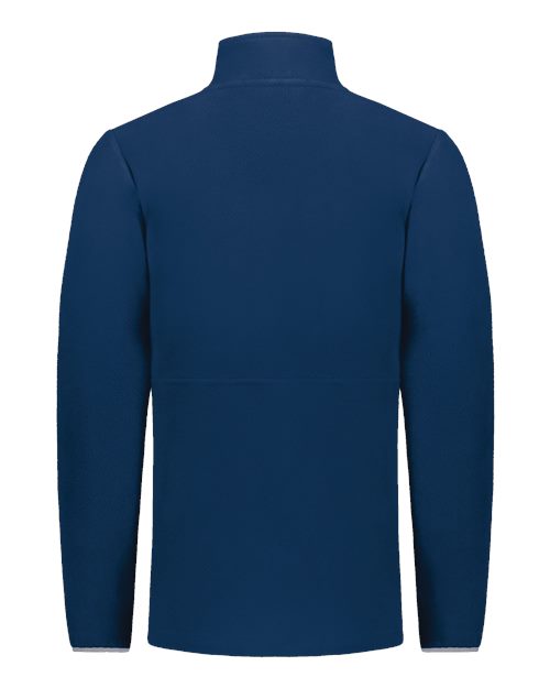 Women's Eco Revive™ Polar Fleece Quarter-Zip Pullover - Navy Back