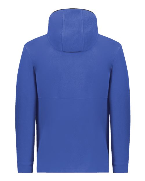 Unisex Eco Revive™ Polar Fleece Hooded Full-Zip Jacket - Royal Back
