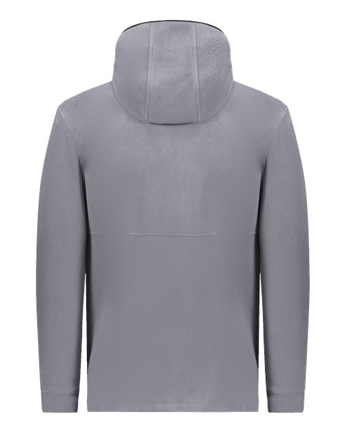 Youth Eco Revive™ Polar Fleece Hooded Full-Zip Jacket - Graphite Back