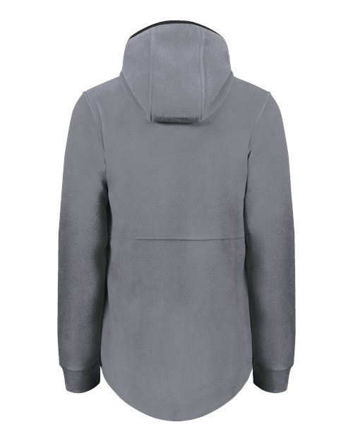 Women's Eco Revive™ Polar Fleece Hooded Full-Zip Jacket - Graphite Back