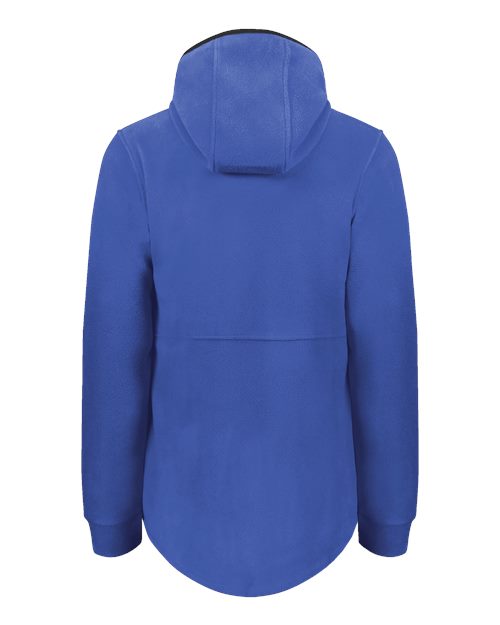 Women's Eco Revive™ Polar Fleece Hooded Full-Zip Jacket - Royal Back