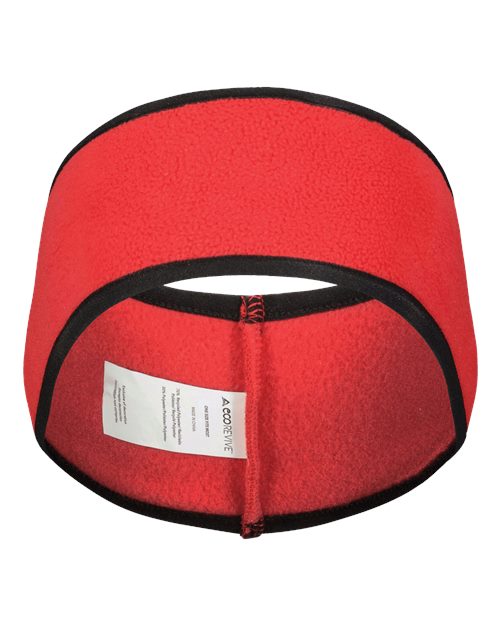 Eco Revive™ Polar Fleece Headband - Scarlet Front