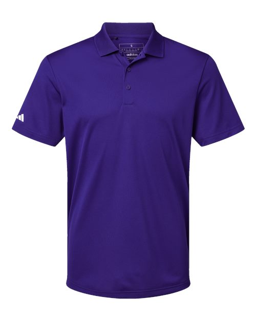 Men's Performance Piqué Polo - Collegiate Purple Front