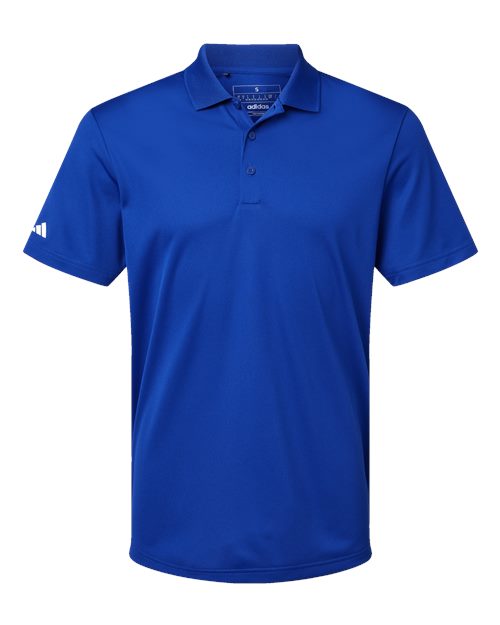 Men's Performance Piqué Polo - Collegiate Royal Front
