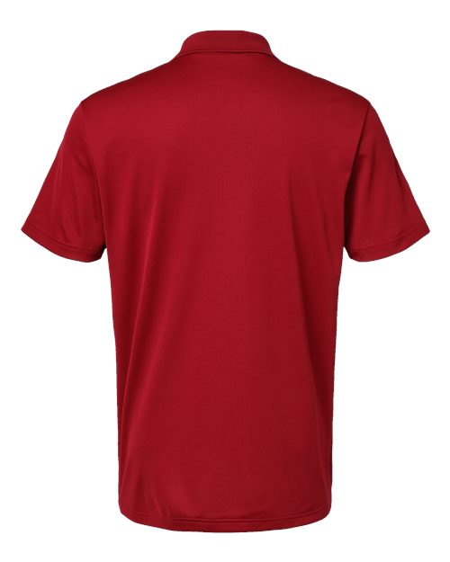 Men's Performance Piqué Polo - Power Red Back