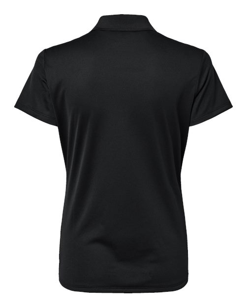 Women's Performance Piqué Polo - Black Back