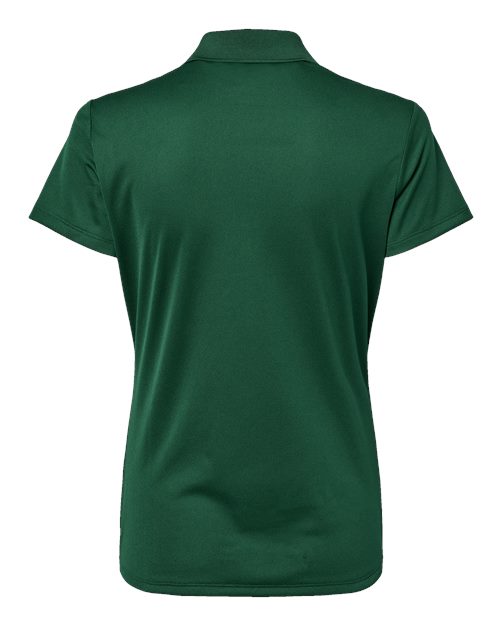 Women's Performance Piqué Polo - Collegiate Green Back