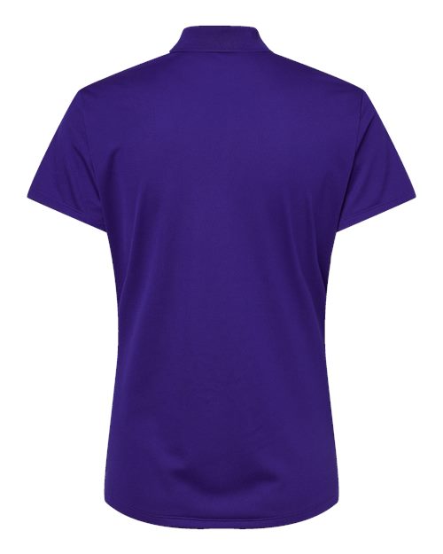 Women's Performance Piqué Polo - Collegiate Purple Back
