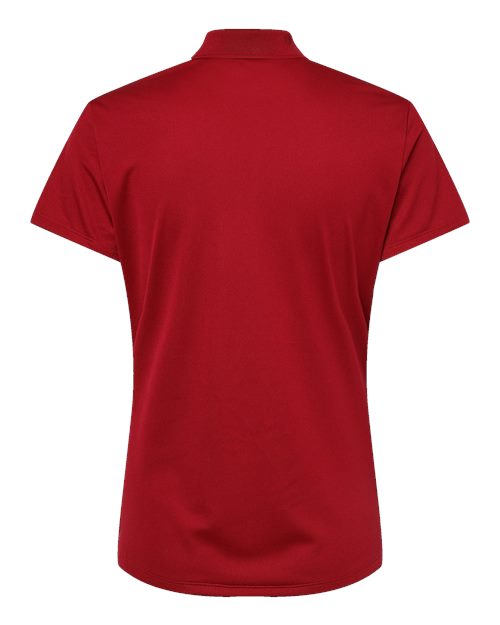 Women's Performance Piqué Polo - Power Red Back