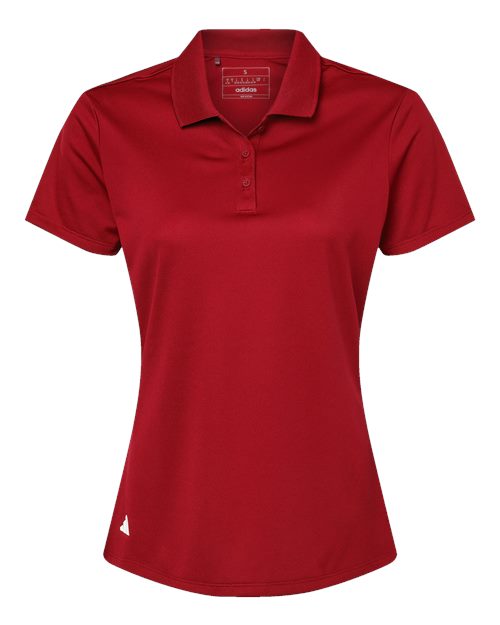 Women's Performance Piqué Polo - Power Red Front