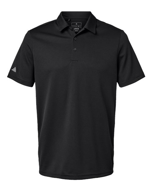 Men's Micro Piqué Polo - Black Front
