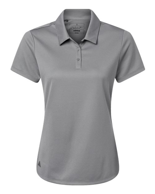 Women's Micro Piqué Polo - Grey Three Front