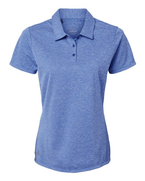 Women's Heathered Polo - Collegiate Royal Melange Front