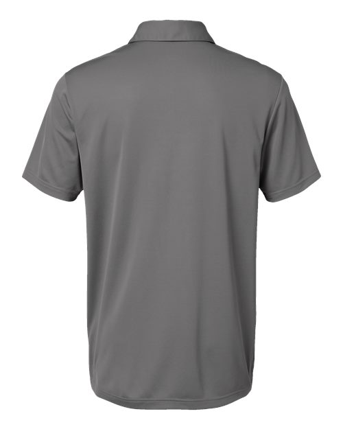 Men's Camo Chest Print Polo - Grey Three Back