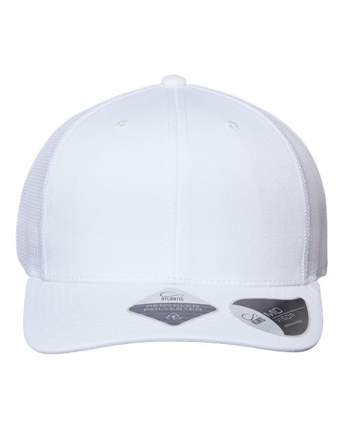 Sustainable Trucker Cap - White/ White Front
