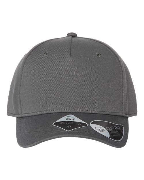 Sustainable Five-Panel Cap - Dark Grey Front