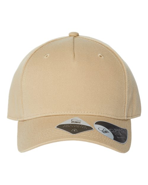 Sustainable Five-Panel Cap - Khaki Front