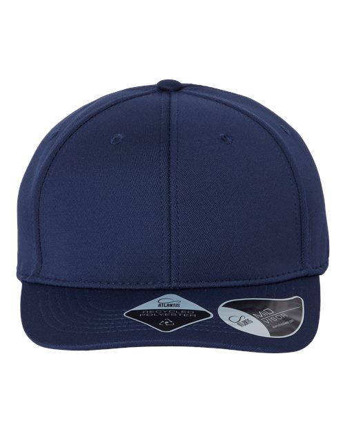 Atlantis Headwear Sustainable Honeycomb Cap - Navy Front