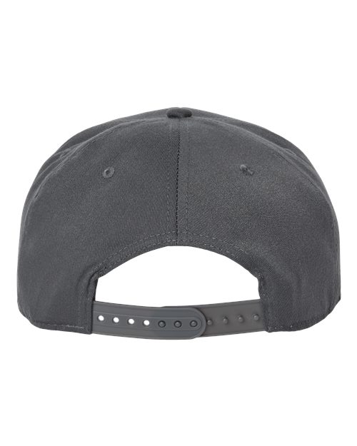 Sustainable Flat Bill Cap - Dark Grey Back