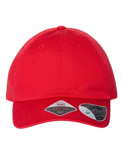 Sustainable Dad Hat - Red Front