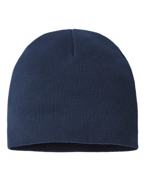 Sustainable Beanie - Navy Back
